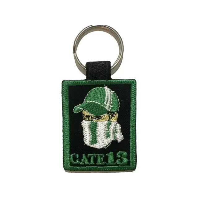 Υφασμάτινο Μπρελόκ με Τετράγωνο Πλαίσιο "Gate 13"