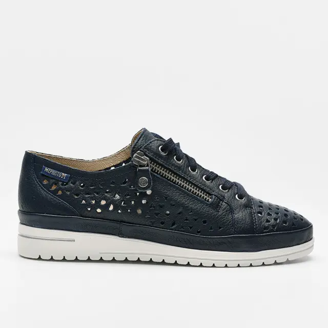 Mephisto Sneakers Γυναικείο δέρμα Μπλέ MEP/JUNE PERF NAVY