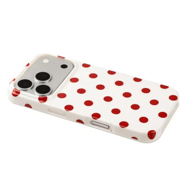 Retro Dots Θήκη για iPhone 18 Pro Max-White OEM 2