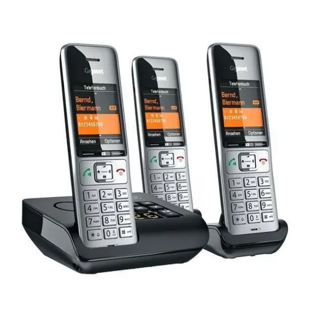 Gigaset Ασύρματο Τηλέφωνο COMFORT 500A Trio Silver (L36852-H3023-B111)