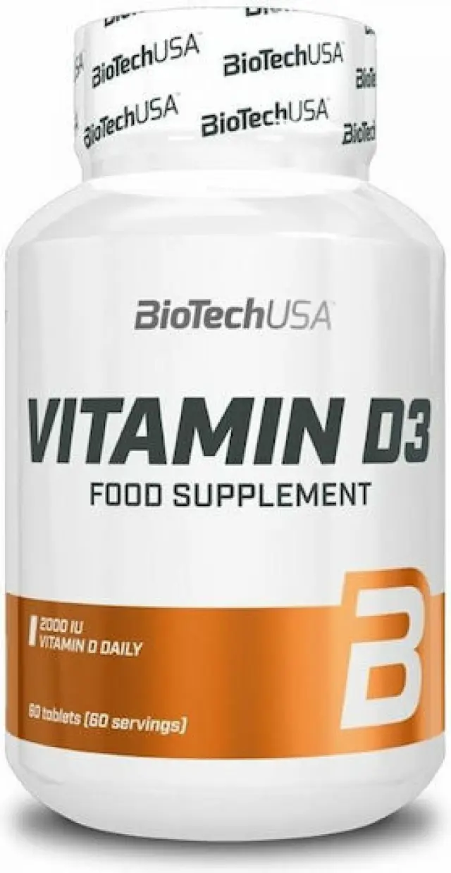 BioTechUSA Vitamin D3 50mcg 60 tbl (19039010032)