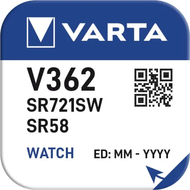 Varta Ρολογιού V362 (1τμχ) 01.007.0037