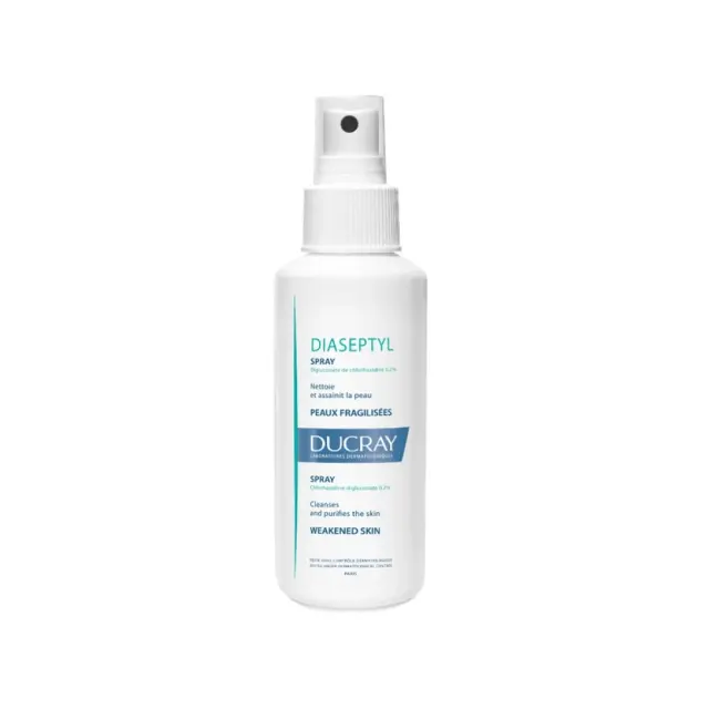 Ducray Diaseptyl Spray, Αντισηπτικό Διάλυμα Πληγών σε Σπρευ με Χλωρεξιδίνη 0.2%, 125ml