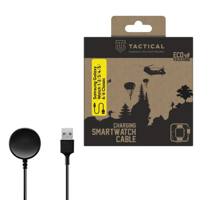 Tactical USB Charging Cable for Samsung Galaxy Watch 1/2/3/4/5/6/6 Classic/7
