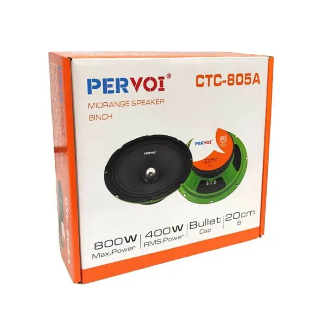 PerVoi Ηχείο Αυτοκινήτου Midrange 20cm 800W CTC-805A - Drive Midrange Car Speaker 68264 2