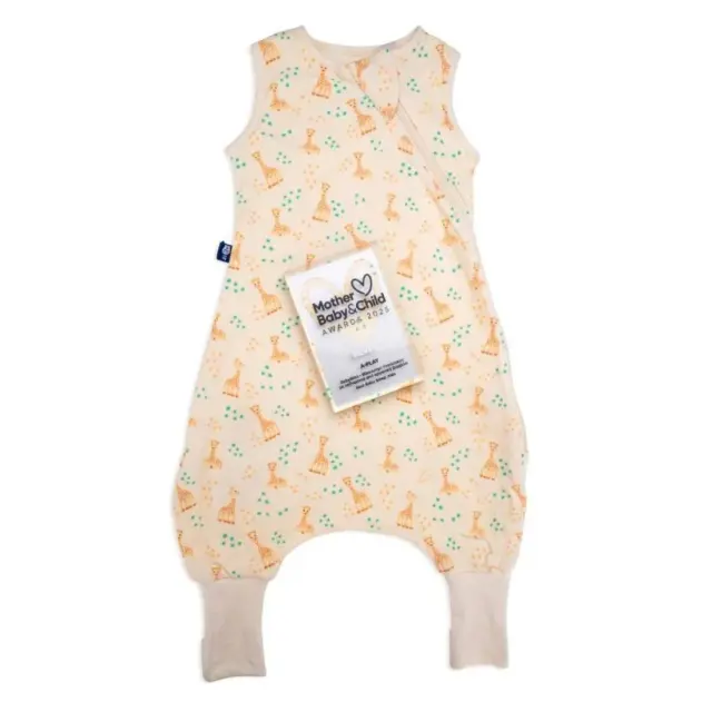 Υπνόσακος BabyBliss Σόφι Καμηλοπάρδαλη BlissJump Ποδαράκι 2.5tog Οργανικό Βαμβάκι Vanilla 6-18Μηνών BLISS-JMP-S013