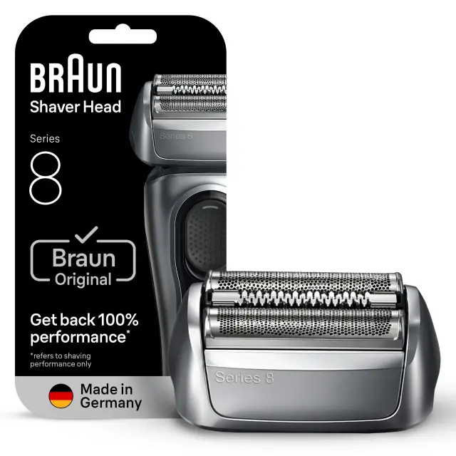 Braun - Series 8 Electric Shaver - ORIGINAL Replacement Head, 83M - Silver - Health and Personal Care