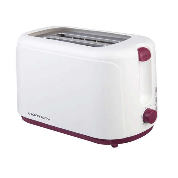 Harmony TSH 1138 Φρυγανιέρα 2 Θέσεων 750W Λευκή