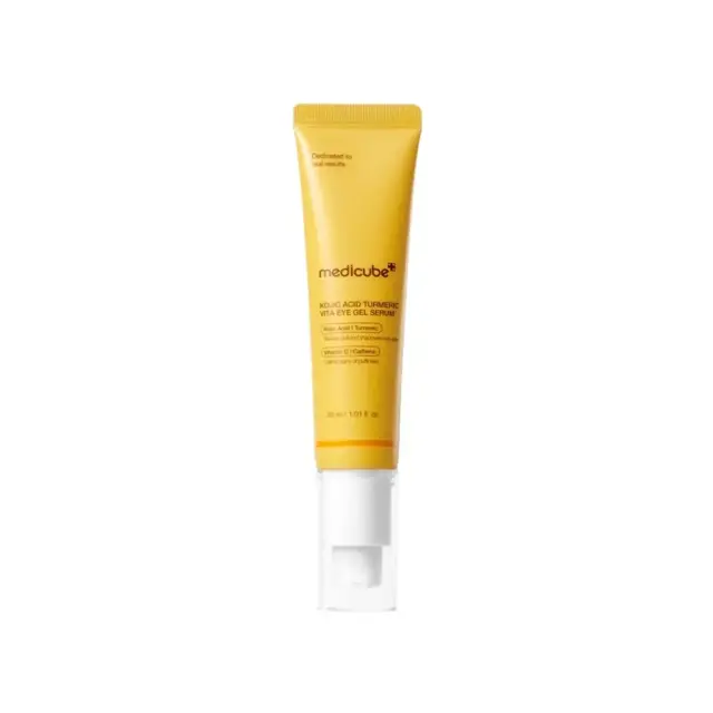 Medicube Kojic Acid Turmeric Vita Eye Gel Serum Ορός Ματιών για Μαύρους Κύκλους και Πρήξιμο, 30ml