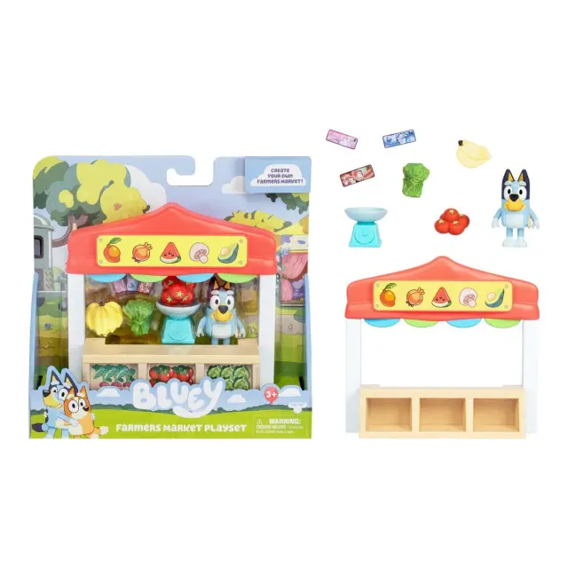 Bluey Mini Σετ Παιχνιδιού Μανάβικο 3