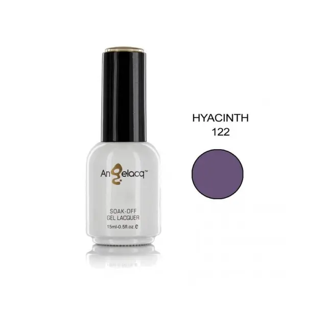 Ημιμόνιμο επαγγελματικό βερνίκι ANGELACQ 15ML - 0.5FL.OZ 122 Hyacinth