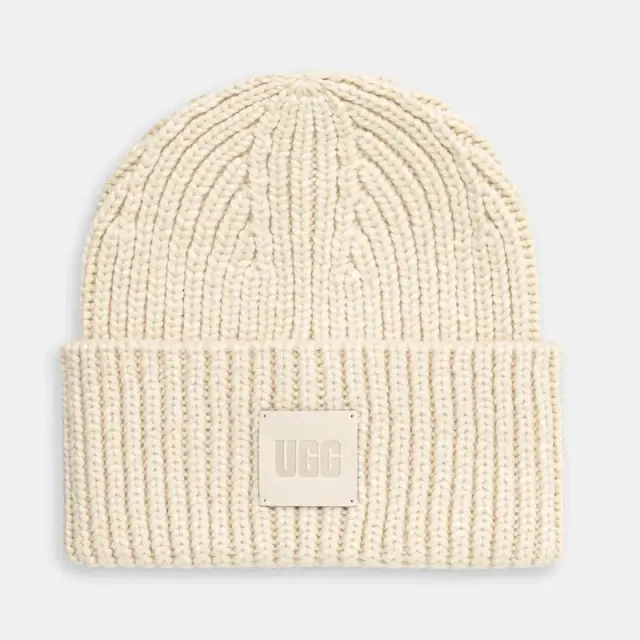 Σκουφος Chunky Rib Beanie UGG 20061-CRM Μπεζ Cream - ONESIZE