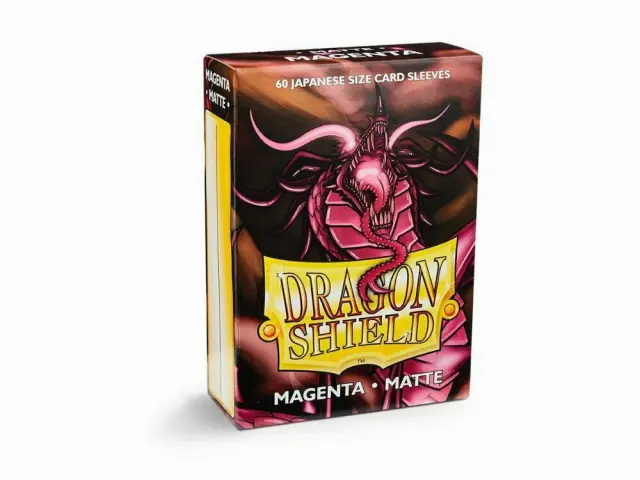 Dragon Shield Japanese Matte Sleeves - Magenta (60 Sleeves) 2