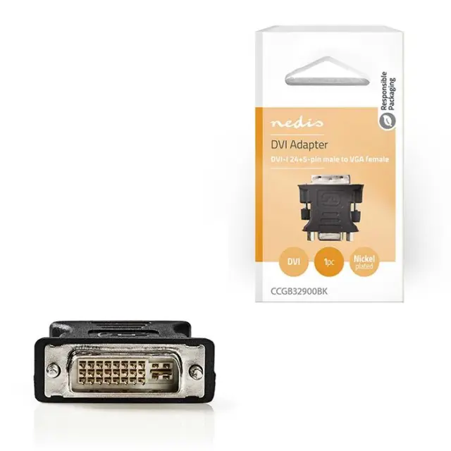 Αντάπτορας DVI-I Dual αρσ. - VGA θηλ.