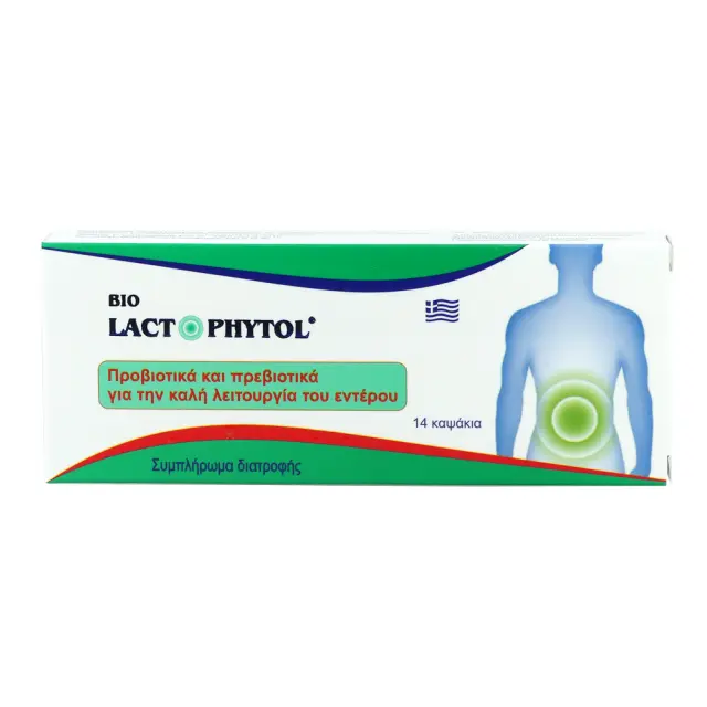 Medichrom Bio Lactophytol Προβιοτικά + Πρεβιοτικά για την καλή λειτουργία του εντέρου, 14 κάψουλες 2