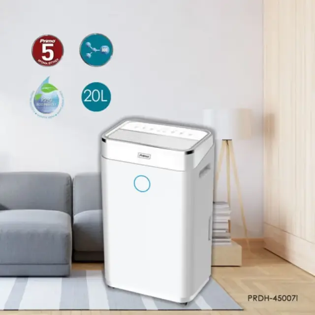 Primo PRDH-45007i Αφυγραντήρας 20L με Ιονιστή, Φίλτρο Διπλής Δράσης & Ένδειξη Υγρασίας 2