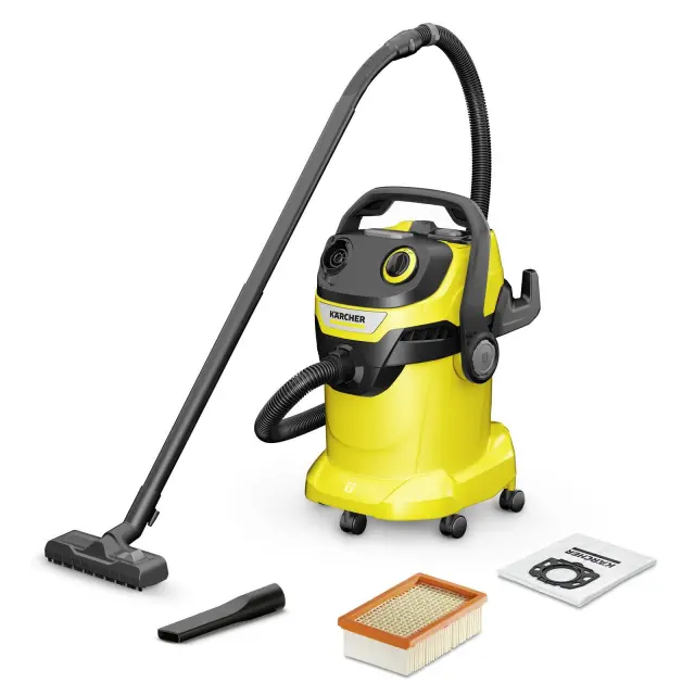 Σκούπα Karcher Υγρής Και Ξηρής Αναρρόφησης WD 5 V-25/5/22 (1.628-300.0) με Ισχύ 1100 W και χωρητικότητα κάδου 25 L1.628-300.0