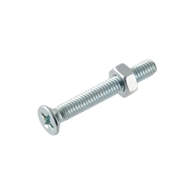 Μηχ/βιδα Φρεζ SL & Περικόχλιο M 4x10 Γαλβανιζέ DIN963 16Τμχ