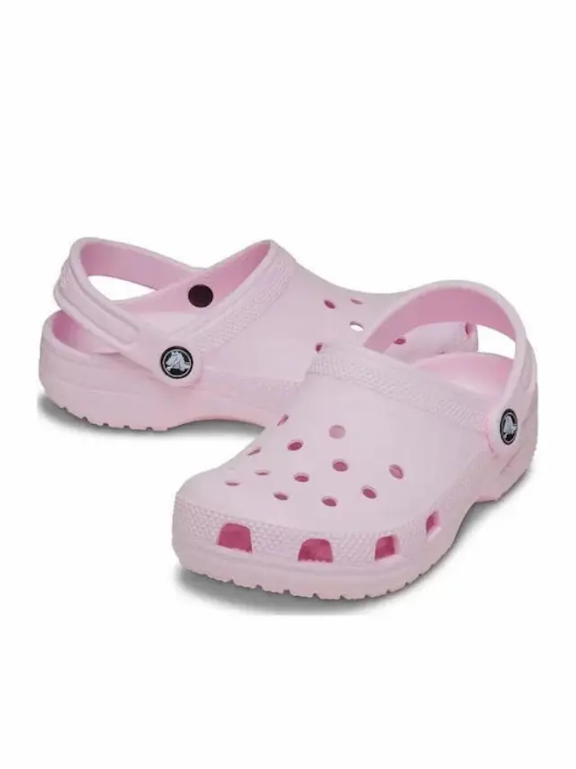 Crocs Classic Clog K Children's Anatomical Shoes Pink Milk 206991-6ZW 3