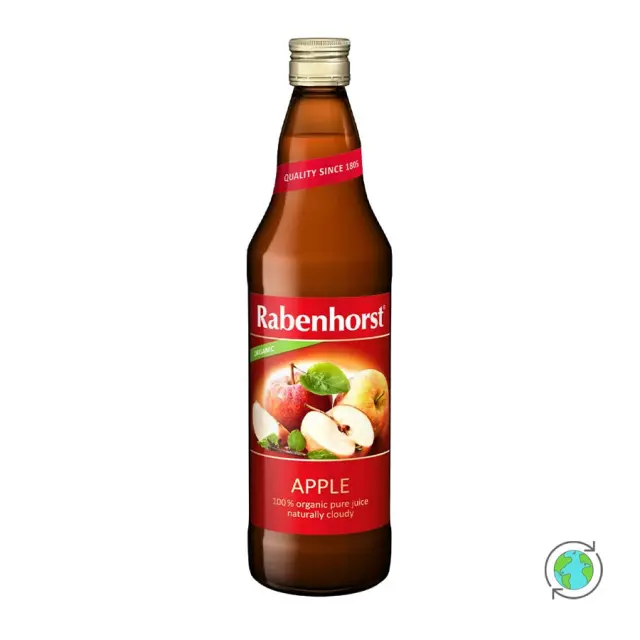100% Βιολογικός Χυμός Μήλου - Rabenhorst - 700ml 4004192003197