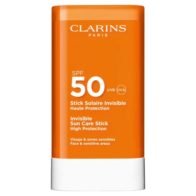 Clarins Invisible Sun Care Stick Αντηλιακό Stick Προσώπου & Χειλιών Πολύ Υψηλής Προστασίας SPF50+ 17gr