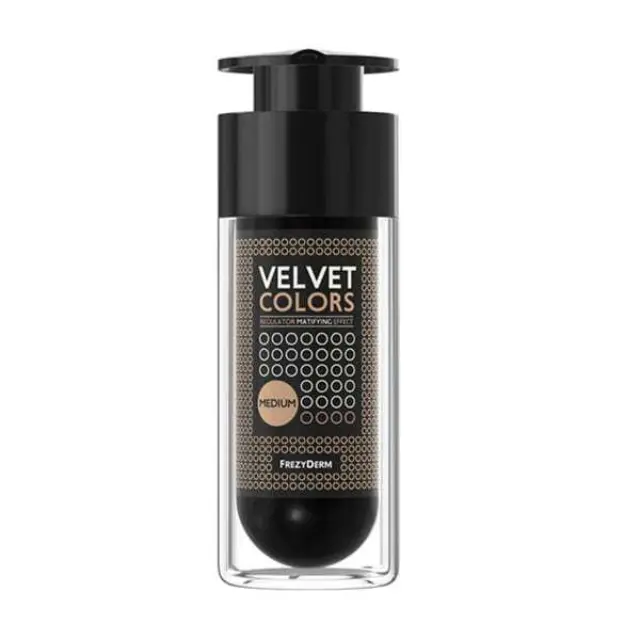 Frezyderm Velvet Colors Medium Make Up Προσώπου με Βελούδινη Ματ Υφή σε Μεσαία Απόχρωση, 30ml