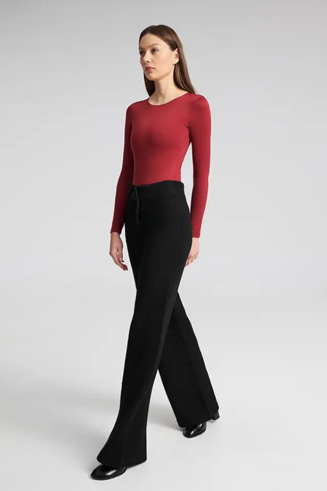 Πλεκτό Παντελόνι Άνεσης AVEL KNITTED TROUSERS - XS 2