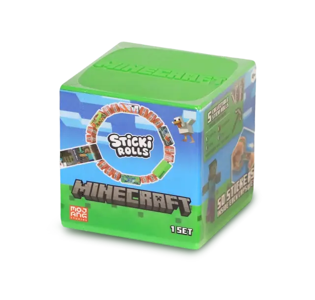 Sticki Rolls - Sticki Band Capsule Minecraft (SRMC103) - Toys