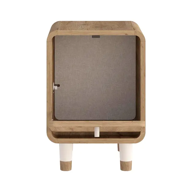 Κομοδίνο Doro Megapap χρώμα sepet oak 35,3x34x51εκ. 3