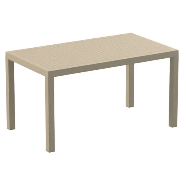 Τραπέζι ARES Dove Grey PP 140x80x75cm