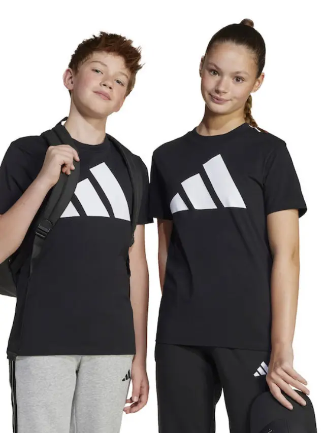 adidasΠαιδικό T-shirt Μαύρο Essentials JC9660 - 13-14 χρονών