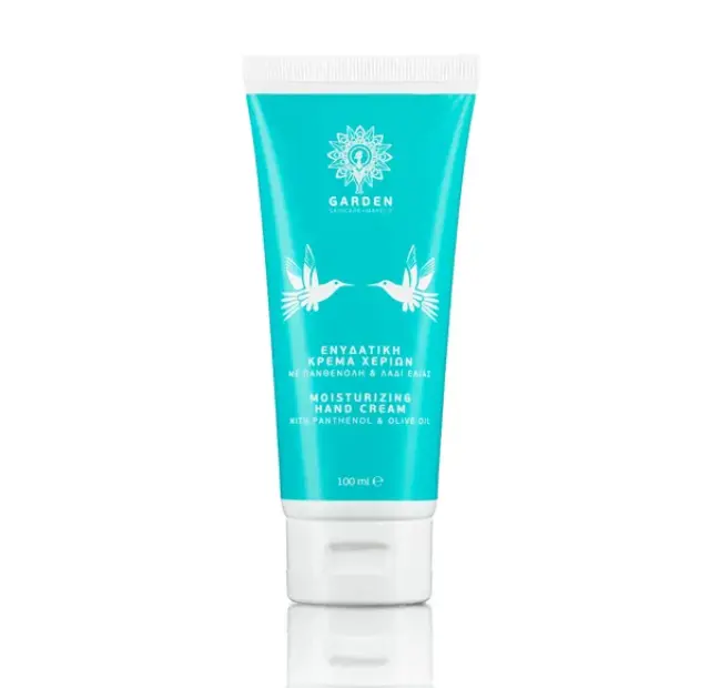 Garden A Warm Hug Festive Set με Ενυδατική κρέμα χεριών, 100ml & Δώρο ένα Ζευγάρι Μπλε Γάντια Αφής, 1 σετ 3