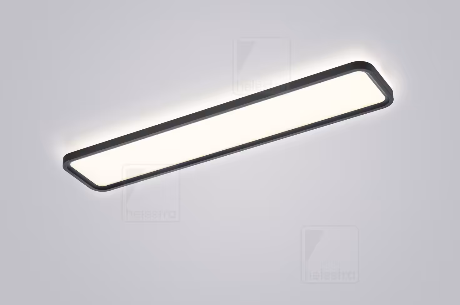 VIRTO Φωτιστικό Οροφής LED Direct / Indirect – Ultra Flat Ματ Μαύρο 3000K Dimmable