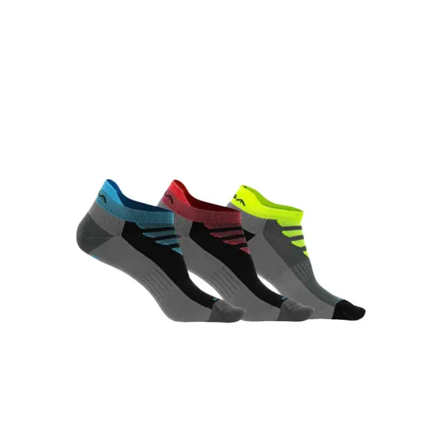 GSA Men's 684 Non Show 3 Pack Socks Μαύρο - Γκρι 911455-51 (GSA)