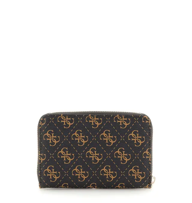 Πορτοφόλι GUESS Laurel Medium Logo 4G SWQE8500140 Καφέ 3