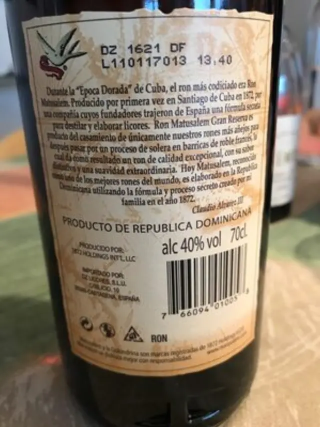 MATUSALEM GRAN RESERVA 15 Y.O. RUM 700ml 3