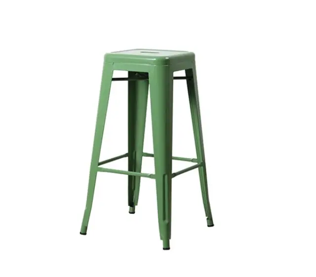 Σκαμπώ Bar RELIX Μέταλλο Πράσινο 43x43 H.76cm