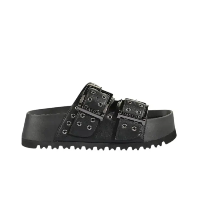 Γυναικεία Σανδάλια Flatforms Buffalo Jane Ari BN1602316-Black Μαύρο - 37