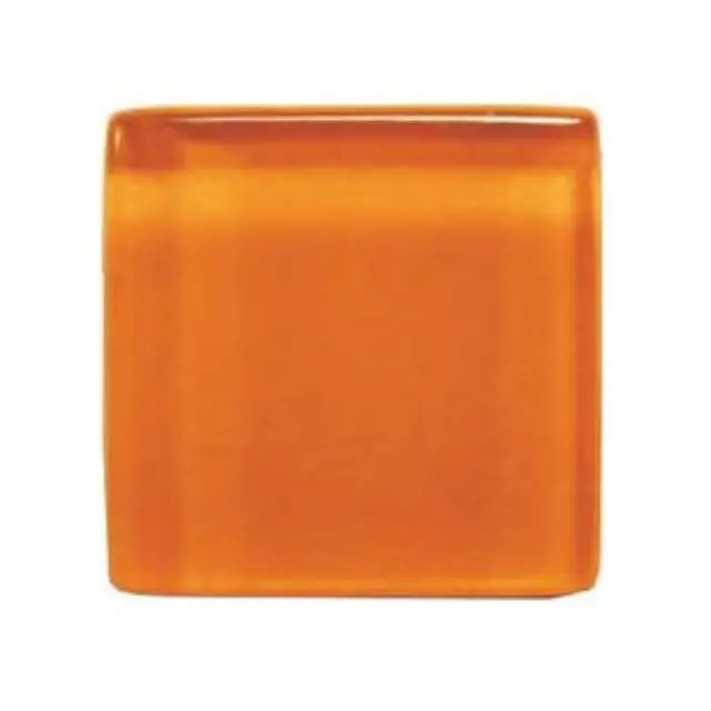 Γυάλινες Ψηφίδες Soft Glass - Orange - 20x20mm - 200gr