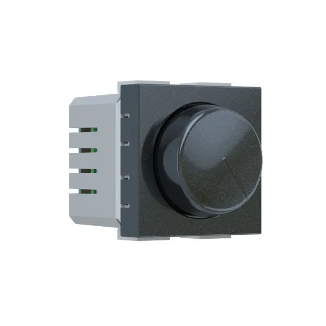 MODYS ΠΕΡΙΣΤΡΟΦΙΚΟ ΑΛΕΡΕΤΟΥΡ DIMMER LED 7-110W 2M 250VAC IP20 ΑΝΘΡΑΚΙ / 10101412396