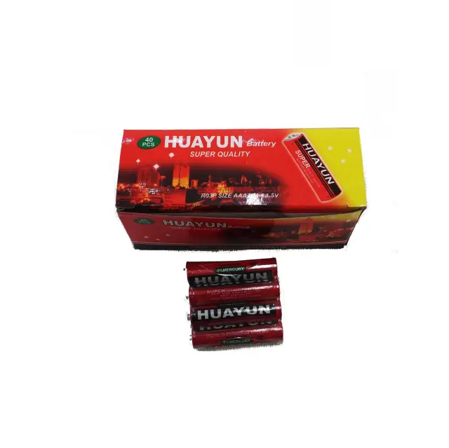 Μπαταρία AAA - 1.5V - (4 τεμάχια) HUAYUN code: GB/T8897/2 2