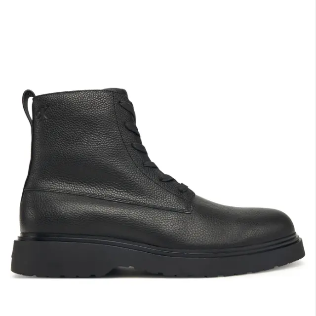 Ανδρικά Δερμάτινα Αρβυλάκια Calvin Klein YM0YM01373-0GJ Μαύρα Μαύρο - 41