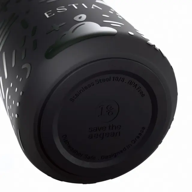 ESTIA ΘΕΡΜΟΣ FLOW SAVE THE AEGEAN 500ml NOIR ECHO 3