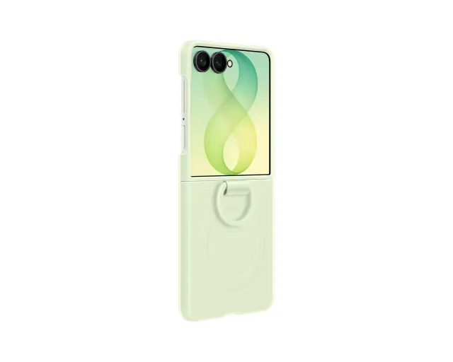 EF-EF776CGE Samsung Silicone Magnetic Cover with Ring for Galaxy Z Flip 8 Mint 3