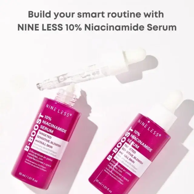 Nineless B-Boost 10% Niacinamide Serum Ορός Προσώπου για Λάμψη, 30ml 2