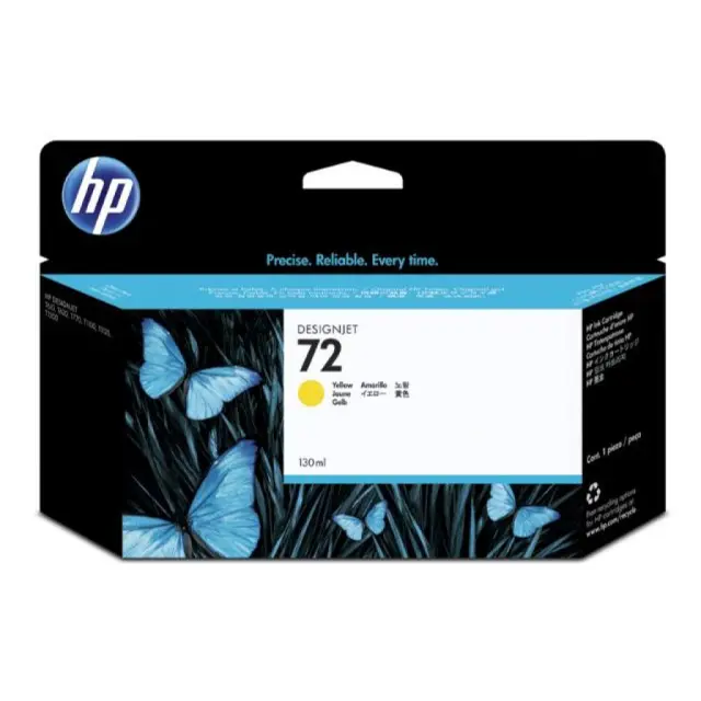 HP 72 Γνήσιο Μελάνι Εκτυπωτή InkJet Κίτρινο (C9373A)