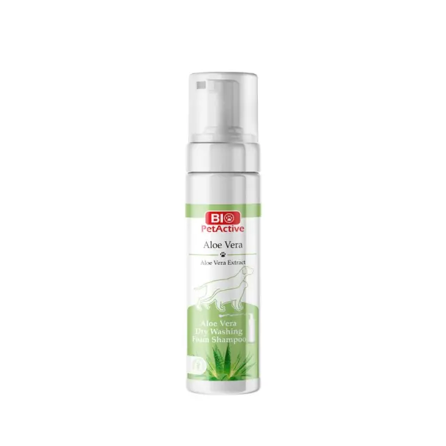 Biopet Active Αφρός Aloe Vera Dry Foam Shampoo 200ml