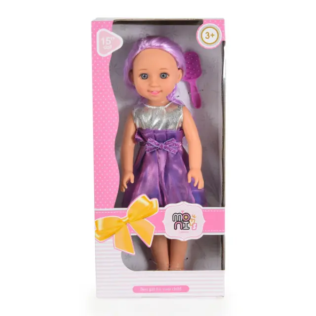 Moni Toys Κούκλα 38cm Fairy Purple LS1502