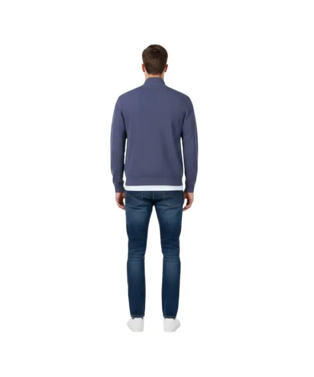 Napapijri - Ανδρική Ζακέτα Πουλόβερ Decatur 2.0 FZ Relaxed Fit NP0A4H0W-176 Μπλε Σκούρο - 2XL 2