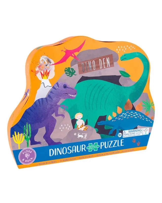 Παιδικό Puzzle Δεινόσαυρος 80pcs / 49P6087 (Floss&Rock)